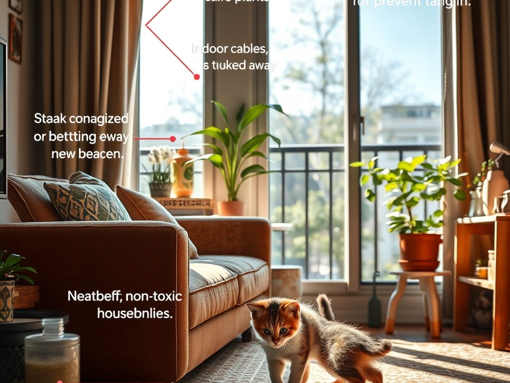 Jak zabezpieczyć mieszkanie dla kociaka: okna, balkon, kable, rośliny i chemia domowa img-responsive